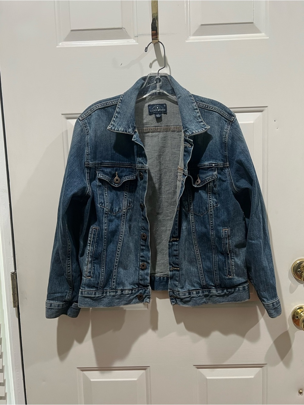 Lucky Brand Denim Jacket in Navy Blue